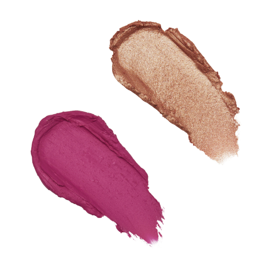 Румяна и хайлайтер в стике Blush & Highlight Stick, Golden Shine - 2