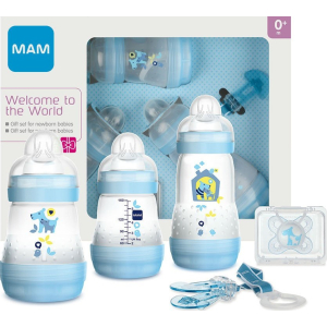 MAM - Welcome to the world Giftset Подарочный набор для новорожденных, голубой, 0+ мес.