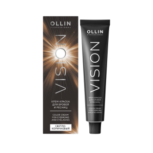 Ollin Professional - Крем-краска для бровей и ресниц Светло-коричневый20 мл