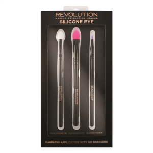 Makeup Revolution - Набор силиконовых кистей для макияжа глаз Silicone Eye Set