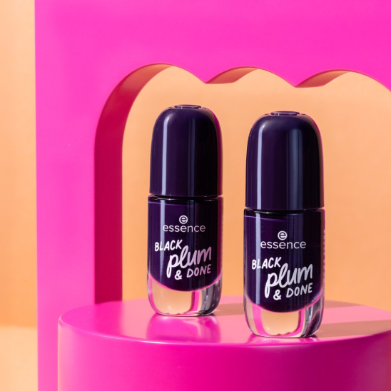 Лак для ногтей Gel Nail Colour, 84 Black plum & Done - 5