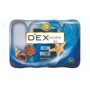 DEXCLUSIVE - Двухцветное мыло Beauty Soap Океан, 4*85 г
