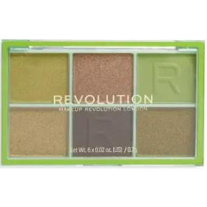 Makeup Revolution - Тени для век мини Mini Colour Reloaded, Its Giving Green