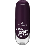 Лак для ногтей Gel Nail Colour, 84 Black plum & Done
