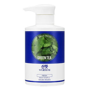 Holika Holika - Очищающий крем Дэйли Фреш для проблемной кожи, зеленый чай430 мл