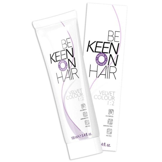 Крем-краска без аммиака Velvet Colour 4.6 Дикая слива/Mittelbraun Violet (Wildpflaume) - 1
