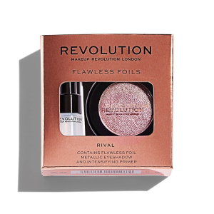 Makeup Revolution - Праймер + тени для век Flawless Foils, Rival