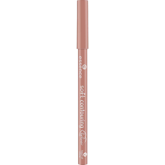 Контур для губ - soft contouring lipliner, коричнево-бежевый, т.12 - 1