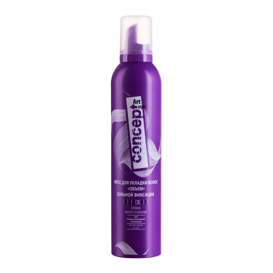 Мусс для укладки волос «Объем» сильной фиксации Boost-it mousse - 1
