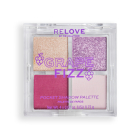 Relove by Revolution Тени для век Pocket Palette Grape Fizz
