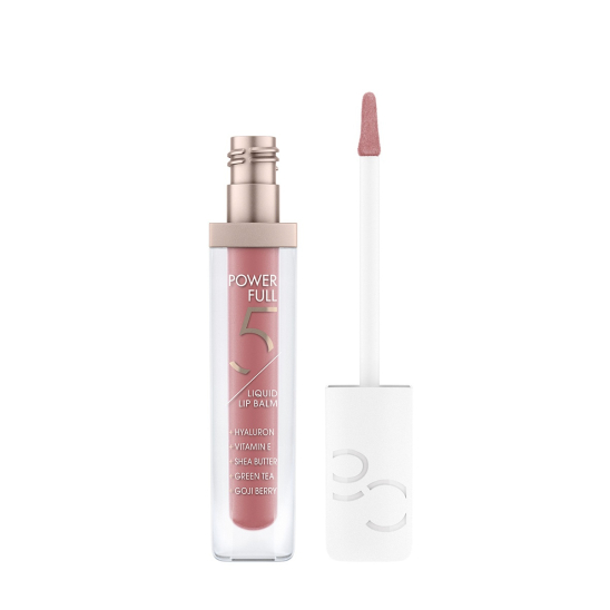 Бальзам для губ Powerfull 5 Liquid Lip Balm, 010 Glossy Apricot - 2