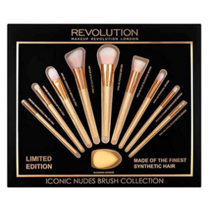 Makeup Revolution - Набор из 9 кистей - Iconic Nudes Brush Collection