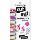 Наклейки для ногтей - cut out manicure stencils