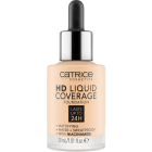 Тональная основа HD Liquid Coverage Foundation, 002 Porcelain Beige фарфоровый бежевый