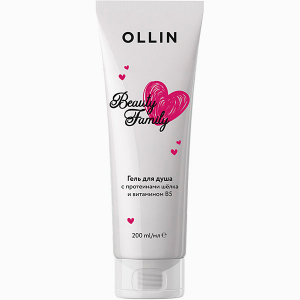 Ollin Professional - Гель для душа с протеинами шёлка и витамином В5200 мл