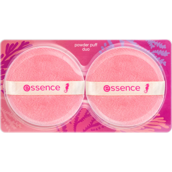 Пуховки для пудры Live Life in Coral powder puff duo, 2 шт - 2