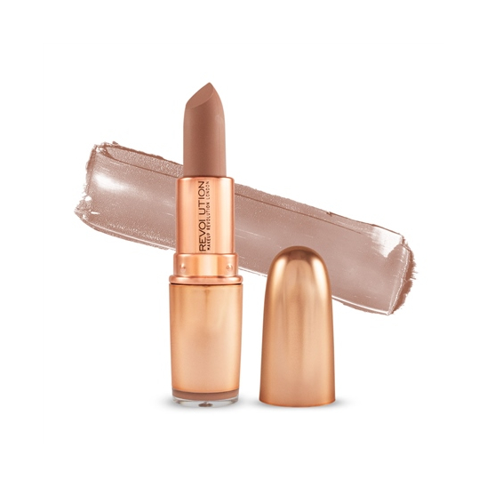 Помада для губ - Iconic Matte Nude Revolution Lipstick, Wishful - бежево-розовый - 1