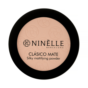 Ninelle - Пудра легкая матовая Clasico Mate, 202 розово-бежевый8 г