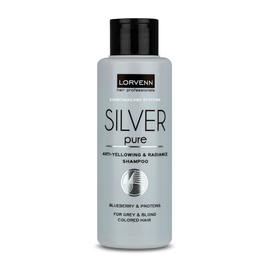 Специальный шампунь для седых, окрашенных/осветленных волос Silver Pure - 1