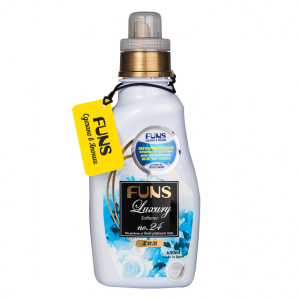 FUNS - Кондиционер парфюмированный для белья с ароматом платиновой розы 680 мл