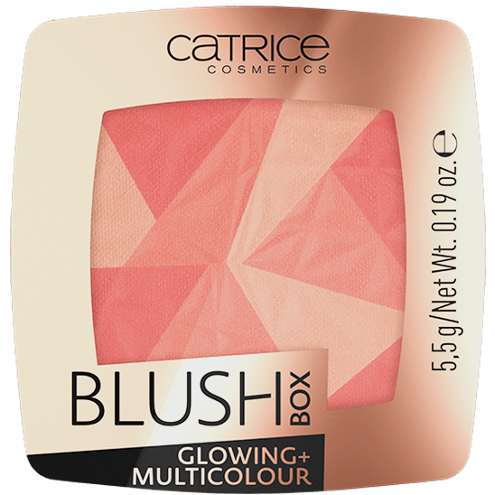 Румяна Blush Box Glowing + Multicolour, 010 Dolce Vita персиково-бежевый - 1