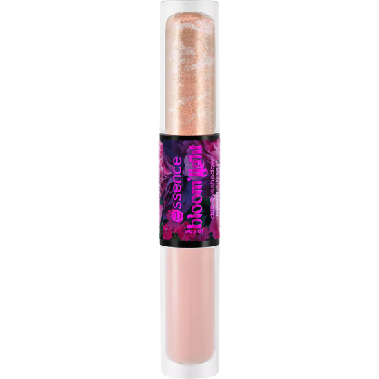Тени для век жидкие in the bloom light duo eyeshadow, 01 пастельный фиолетовый - 2