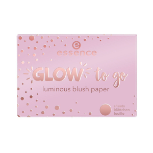 essence - Румяна в бумажных лепестках glow to go luminous blush paper, розовый т.10
