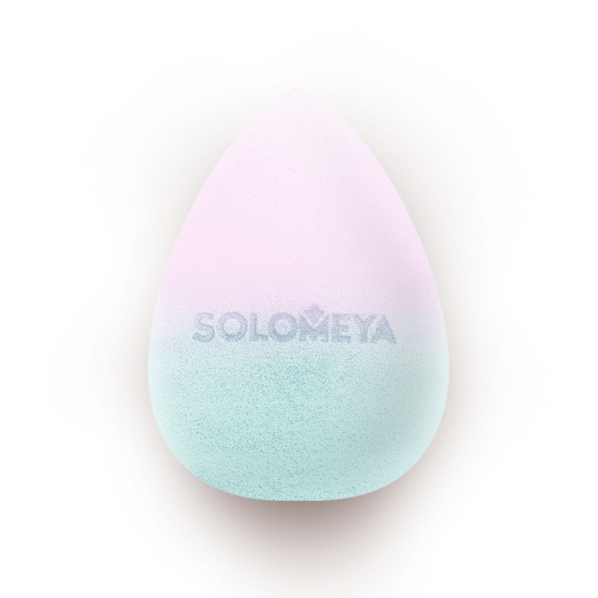 Косметический спонж для макияжа, меняющий цвет «Blue-pink» - 4