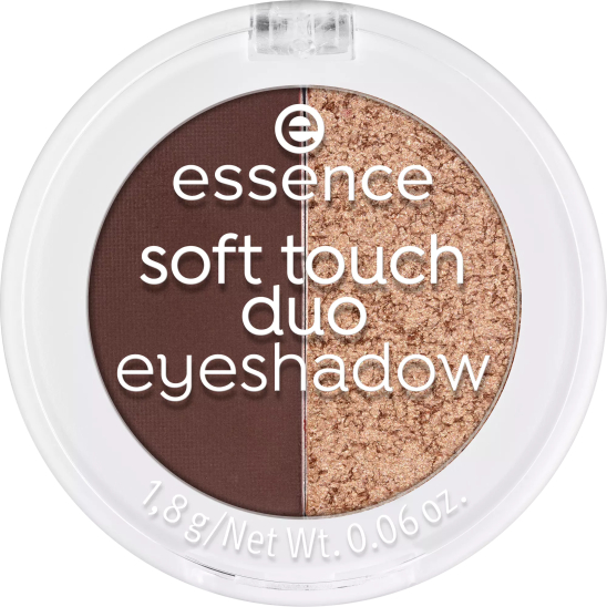 Тени для век двойные Soft Touch Duo Eyeshadow, 04 Mocha Muse - 1