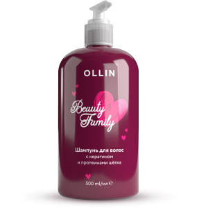 Ollin Professional - Шампунь для волос с кератином и протеинами шёлка500 мл