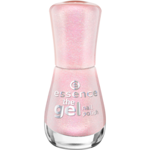 essence - Лак для ногтей The gel nail polish, нежно-розовый с блестками т.111