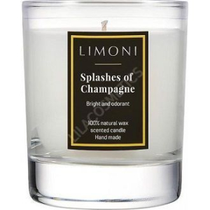 Limoni - Ароматическая свеча Брызги шампанского - Splashes of champagne 160 гр