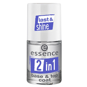 essence - Лак для ногтей базовое и верхнее покрытие 2в1 2in1 base & top coat