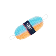 Мочалка Банная Большая Нейлоновая Super, цвет в ассортименте