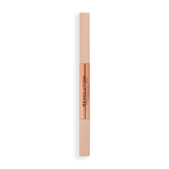 Контурный карандаш для бровей и гель для фиксации Eyebrow pencil Fluffy Brow Filter Duo, Granite - 2
