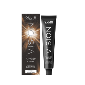 Ollin Professional - Крем-краска для бровей и ресниц Холодно-коричневый20 мл