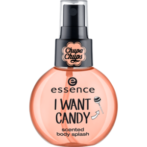 essence - Спрей для тела с ароматом персика - i want candy
