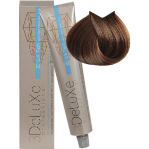 3Deluxe Professional - 7.7 Крем-краска для волос Очень светлый коричневый кашемир100 мл
