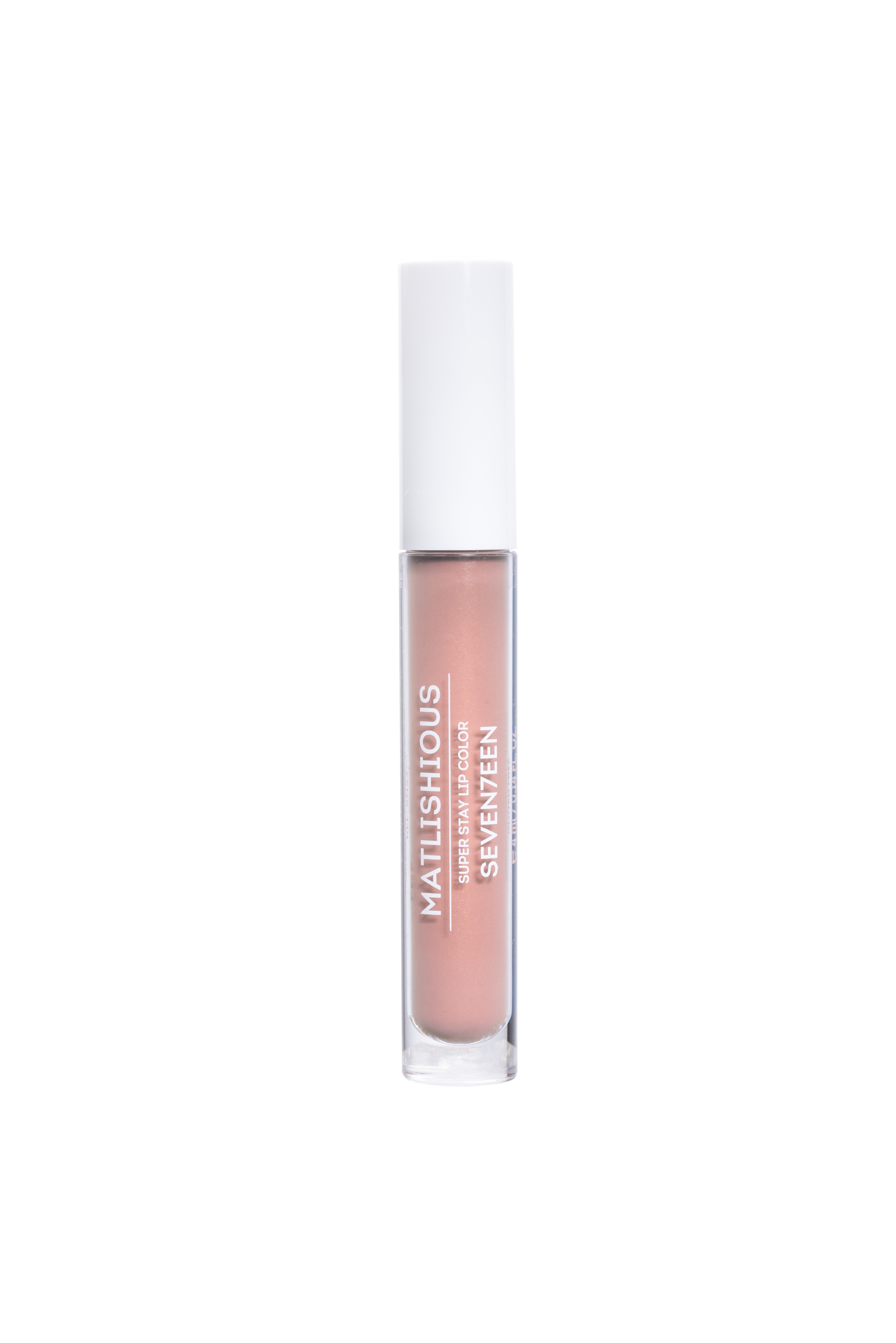 Жидкая помада-блеск Matlishious Super Stay Lip Color, 01 розовый беж