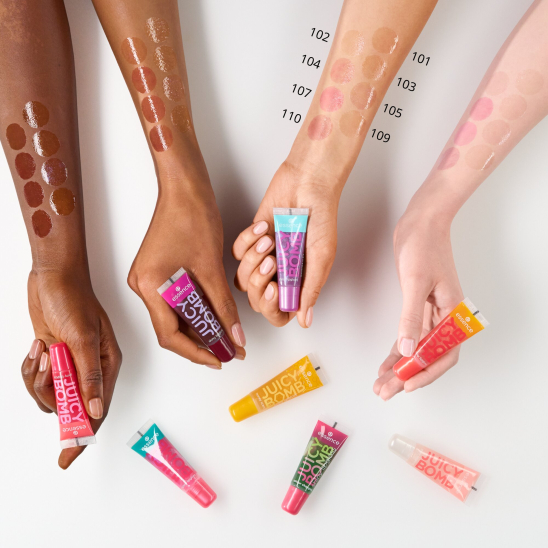 Блеск для губ Lip gloss Juicy Bomb, 110 Crushed Berry - 5