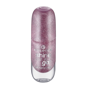 essence - Лак для ногтей Shine Last & Go!, 11 пурпурный с блестками