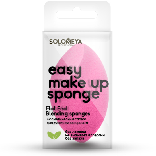 Косметический спонж для макияжа со срезом Flat End Blending Sponge - 2
