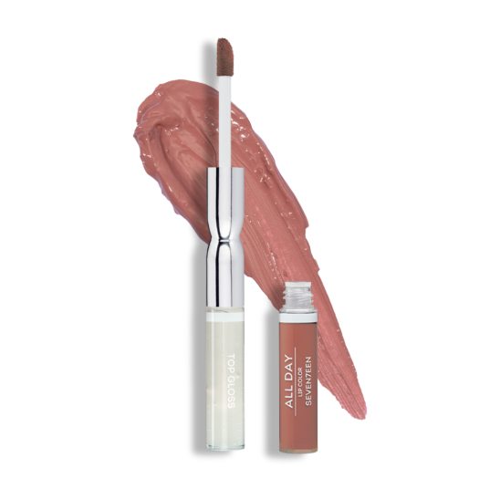 Жидкая стойкая помада-блеск All day lip color & top gloss, 32 - 1