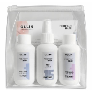 Ollin Professional - Тревел-набор (шампунь 100мл + бальзам 100мл + 15в1 100мл)