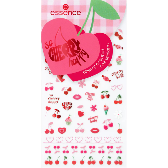 Стикеры для ногтей So Cherry happy cherry scented nail stickers, 01 With Extra Cherries, Please! - 1