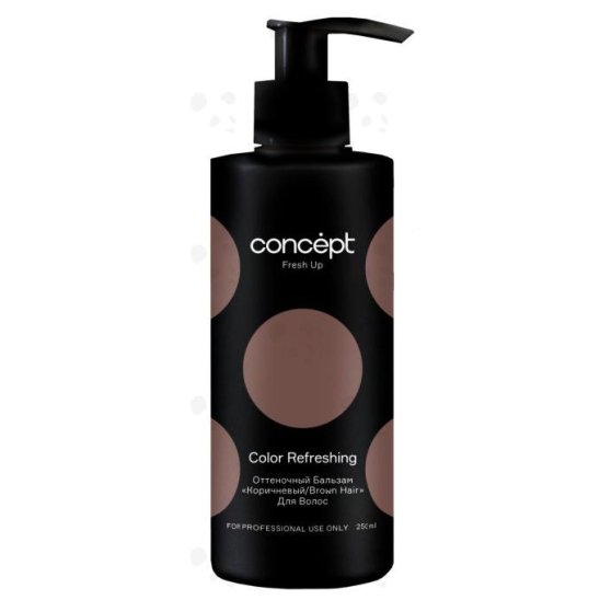 Оттеночный бальзам для волос Fresh up balsam Коричневых оттенков волос - 1