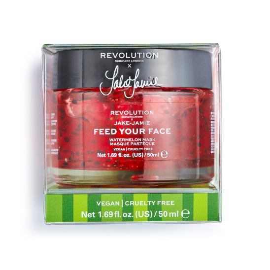 Маска увлажняющая Feed your face hydrating mask x Jake-Jamie Watermelon - 4