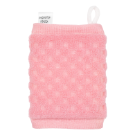 Мочалка рельефная брикет, розовый