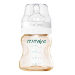 MAMAJOO - Бутылочка для кормления антиколиковая 0+ Gold Feeding Bottle,150 мл