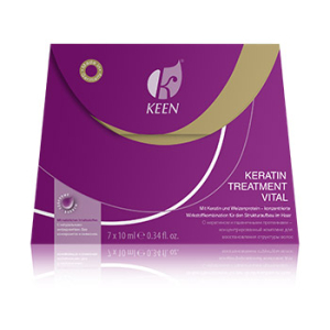 Keen - Кератиновый оздоравливающий комплекс Keratin Treatment Vital - 7*10 мл